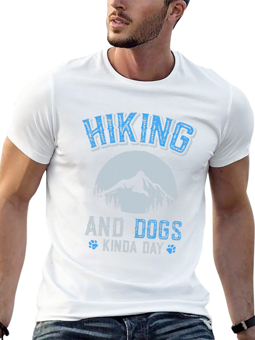 Hiking and Dogs Kinda Day T-Shirt