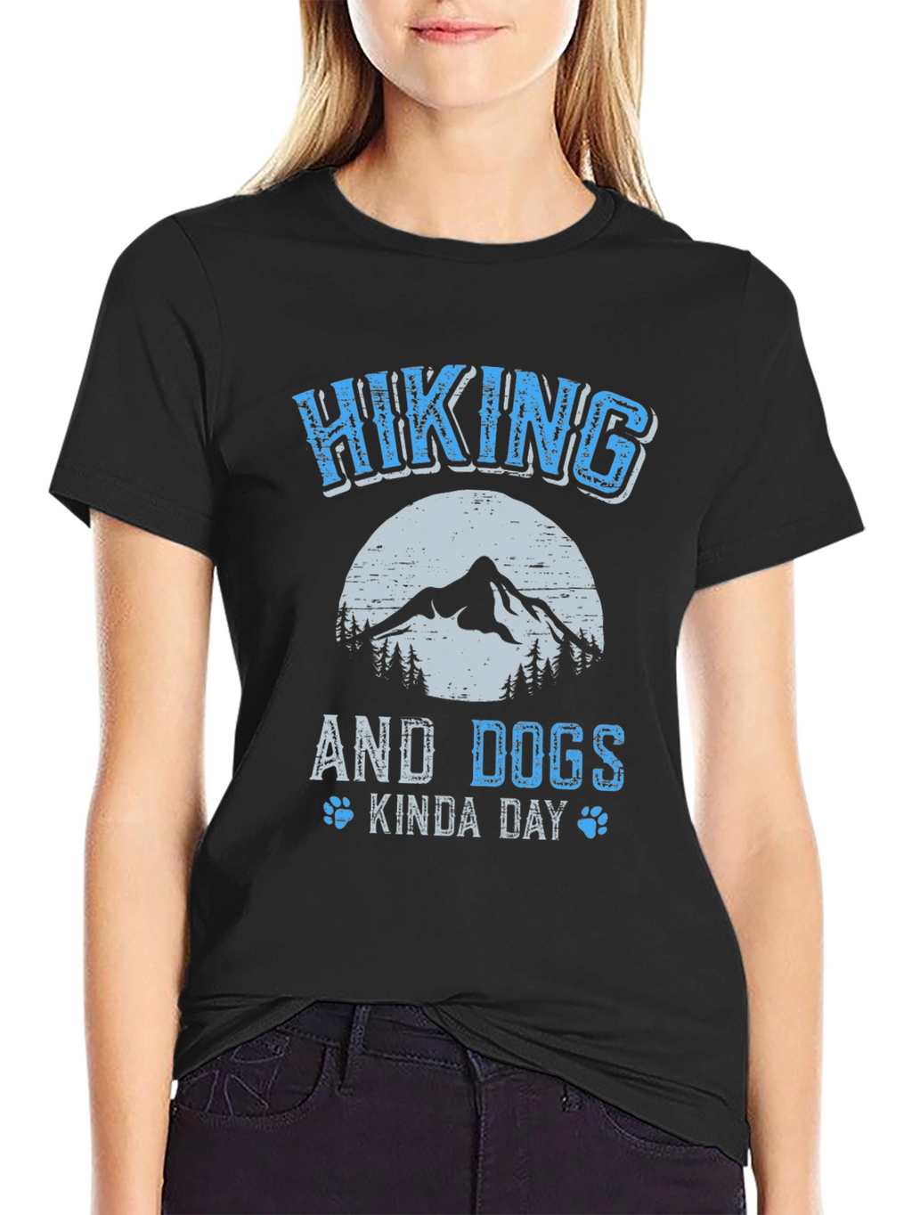 Hiking and Dogs Kinda Day T-Shirt