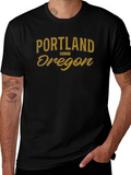Portland Oregon Black T-Shirt