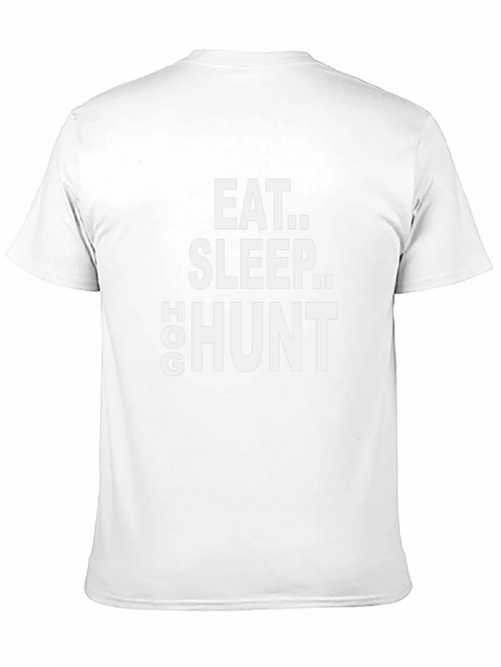Eat Sleep Hog Hunt Black Graphic Tee