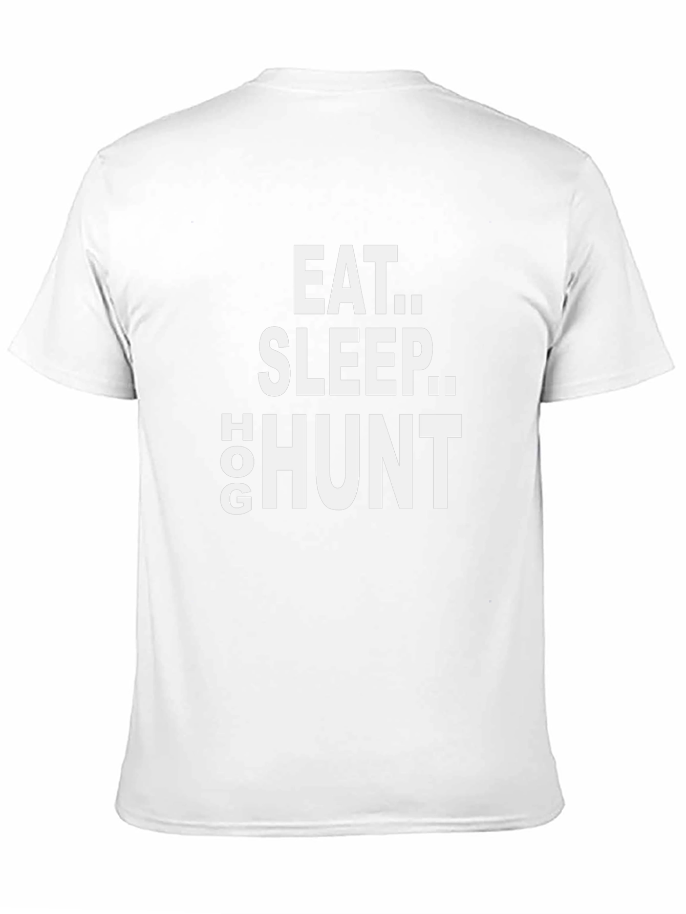 Eat Sleep Hog Hunt Black Graphic Tee