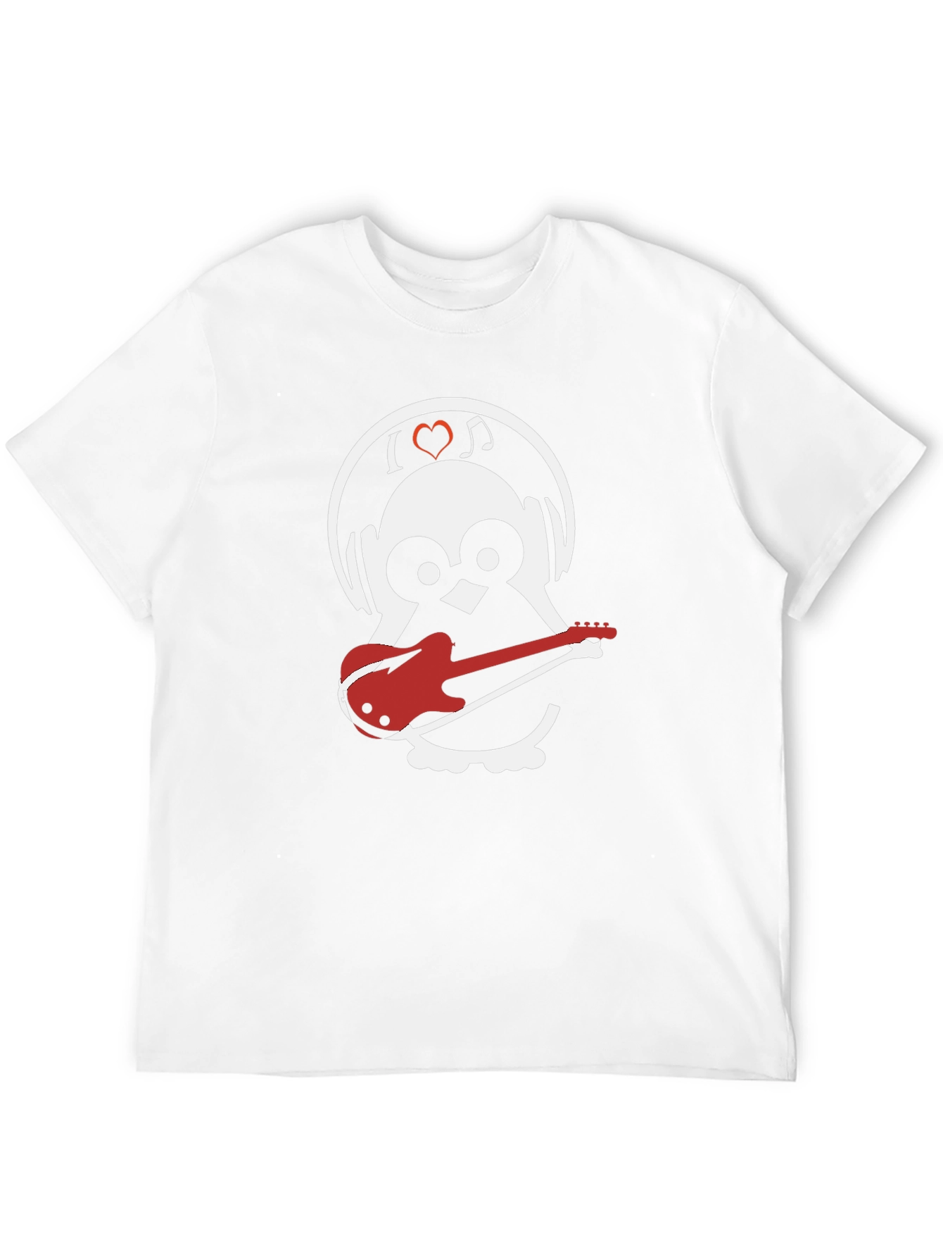 Music Loving Owl Graphic Tee - Black