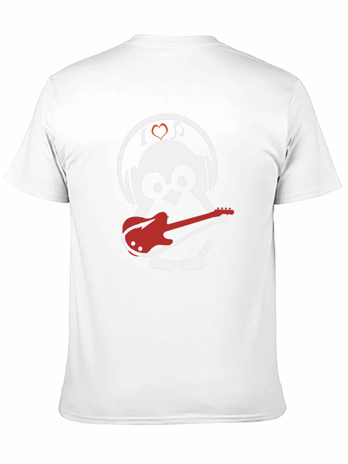 Music Loving Owl Graphic Tee - Black