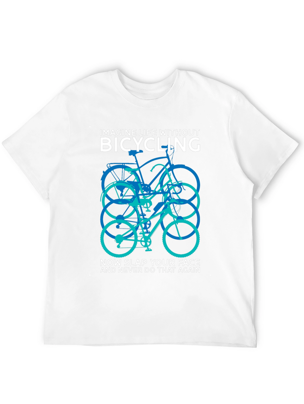Bicycling Graphic T-Shirt - Imagine Life Without It