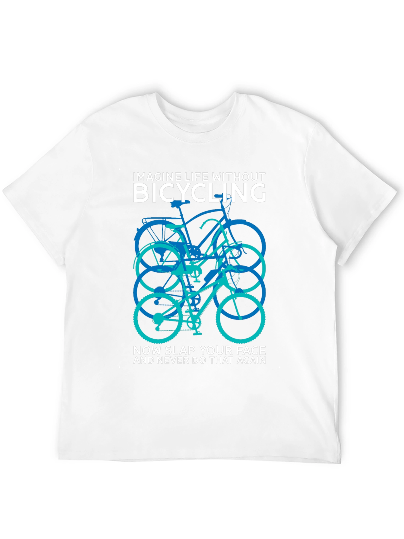 Bicycling Graphic T-Shirt - Imagine Life Without It
