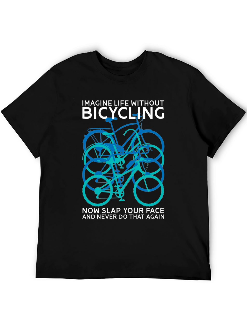 Bicycling Graphic T-Shirt - Imagine Life Without It