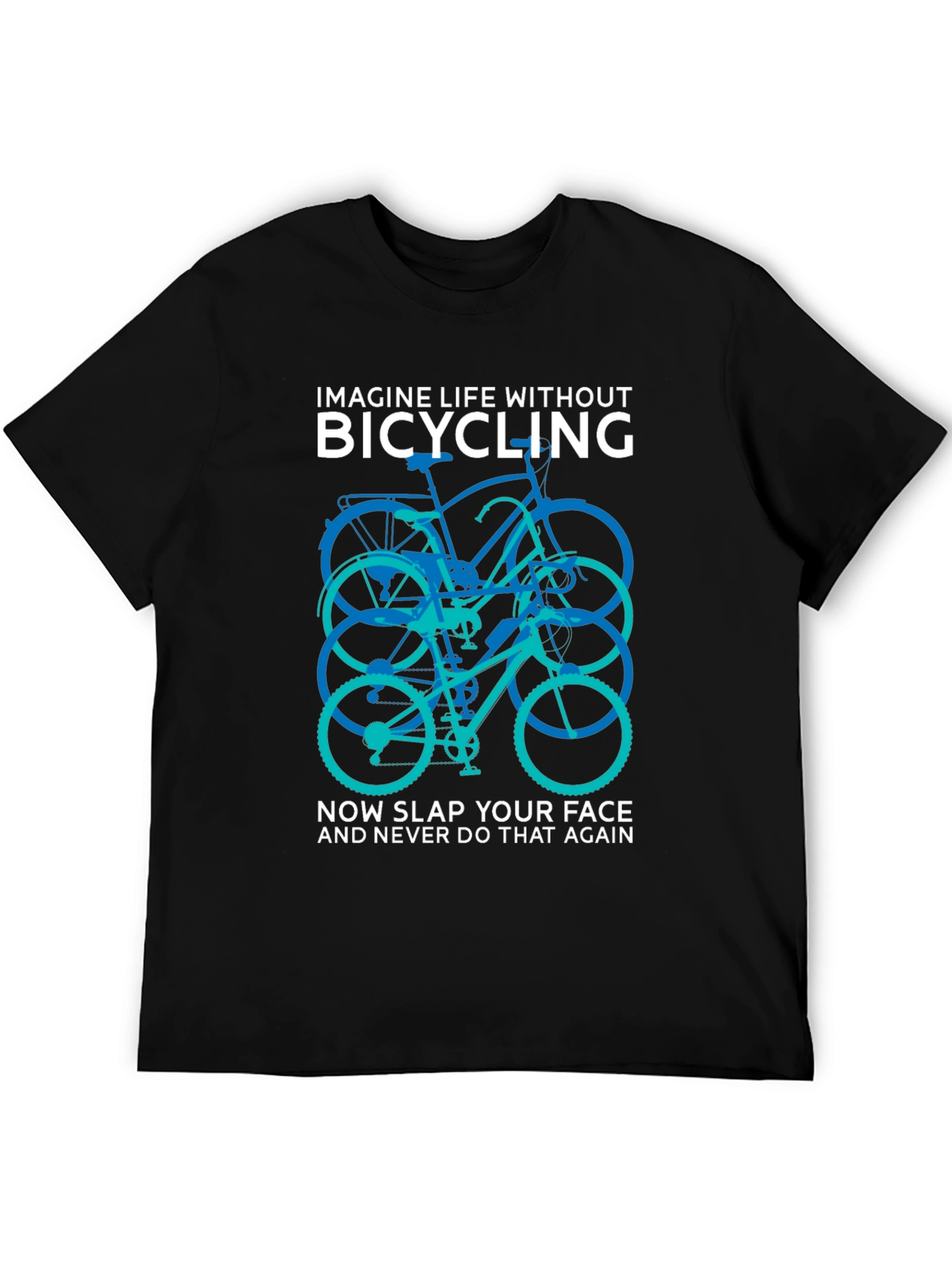 Bicycling Graphic T-Shirt - Imagine Life Without It