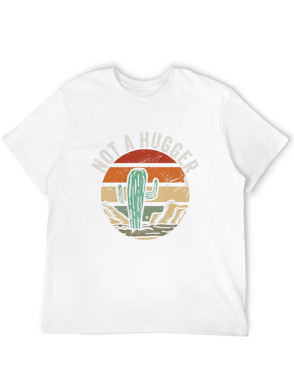 Not A Hugger Cactus Graphic Tee