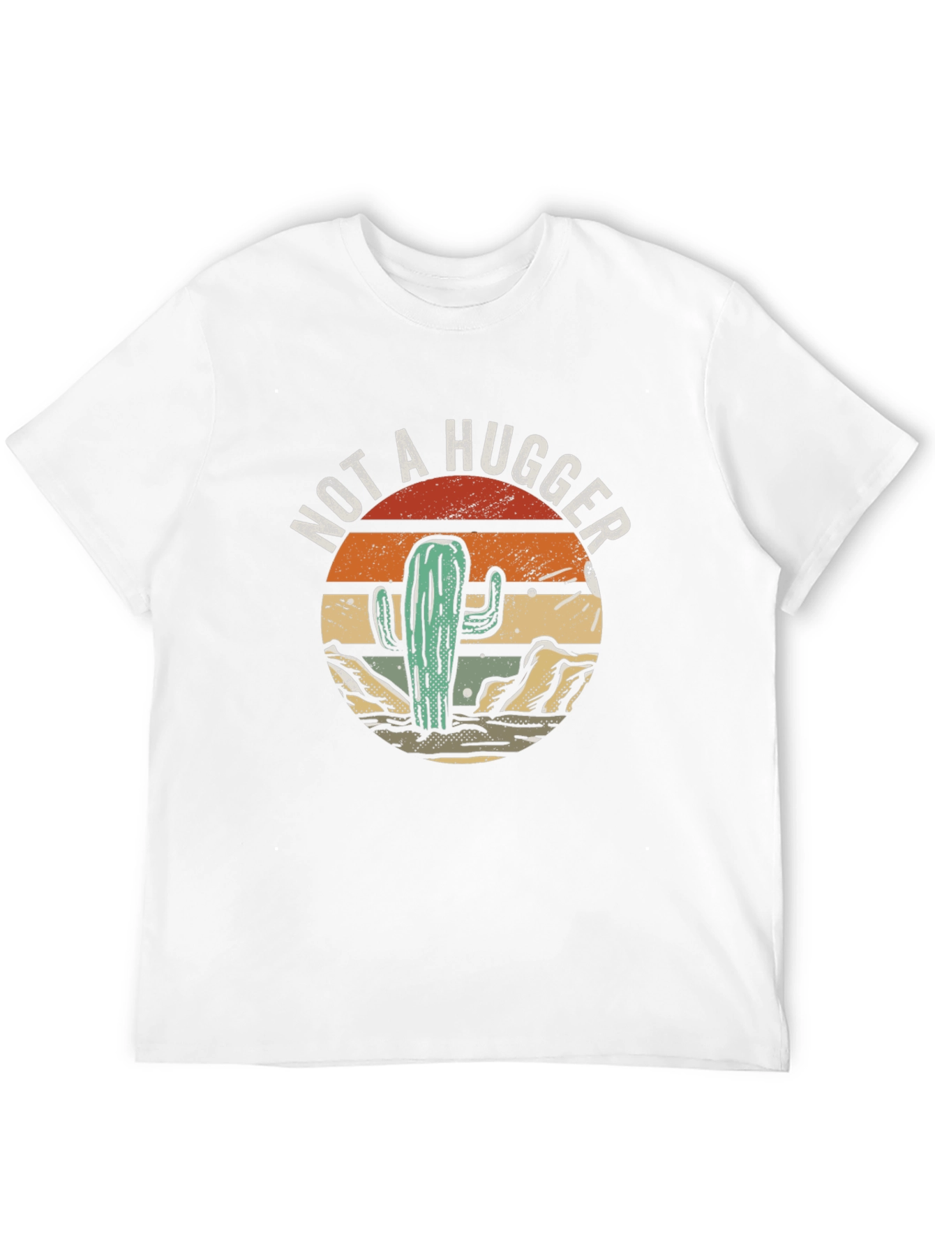 Not A Hugger Cactus Graphic Tee