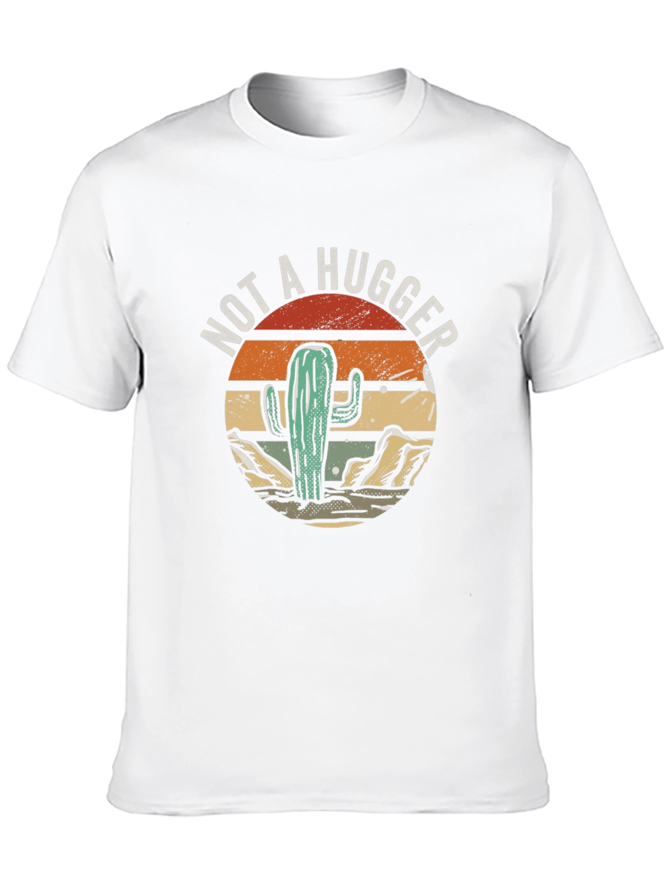 Not A Hugger Cactus Graphic Tee