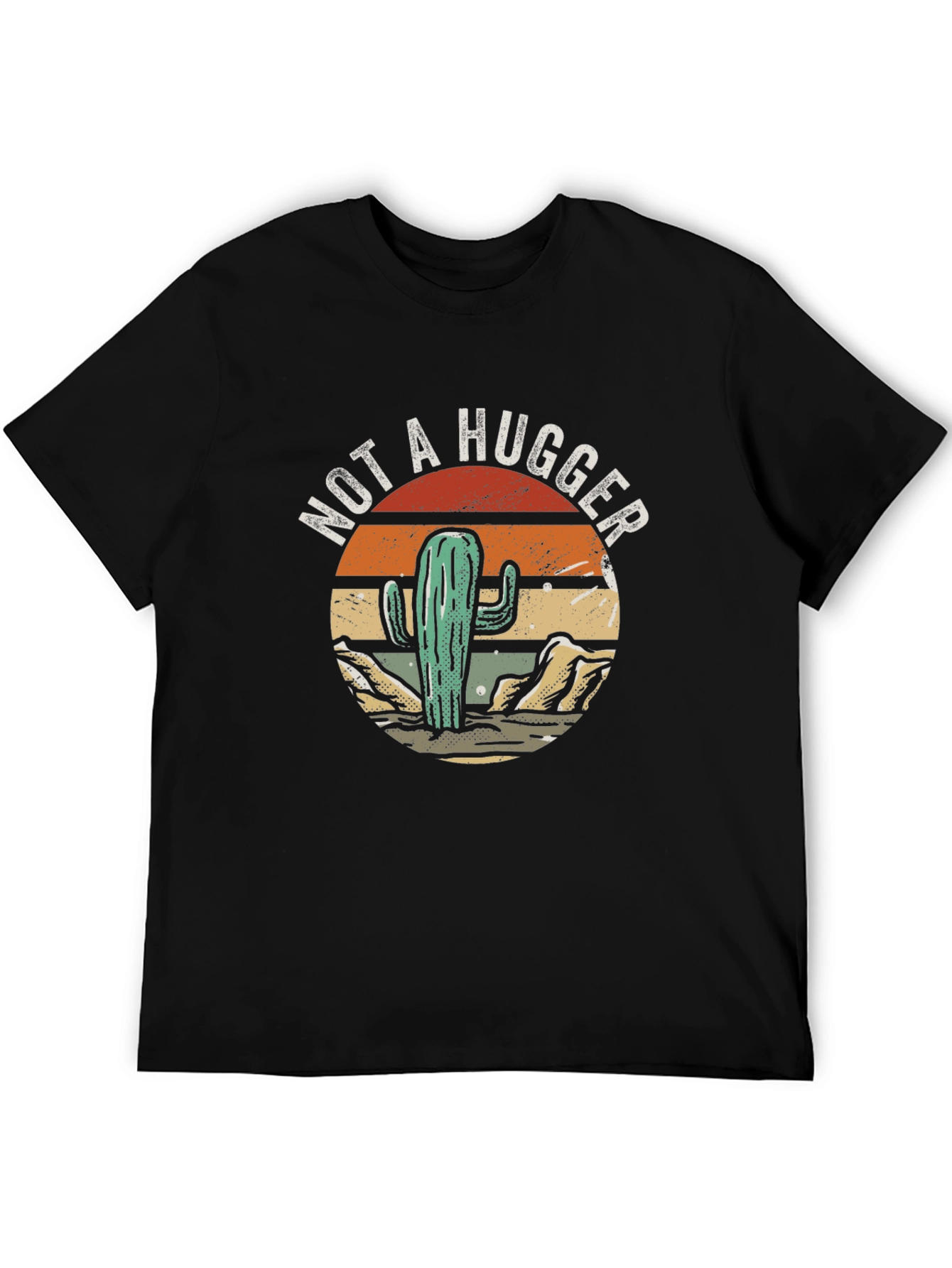 Not A Hugger Cactus Graphic Tee
