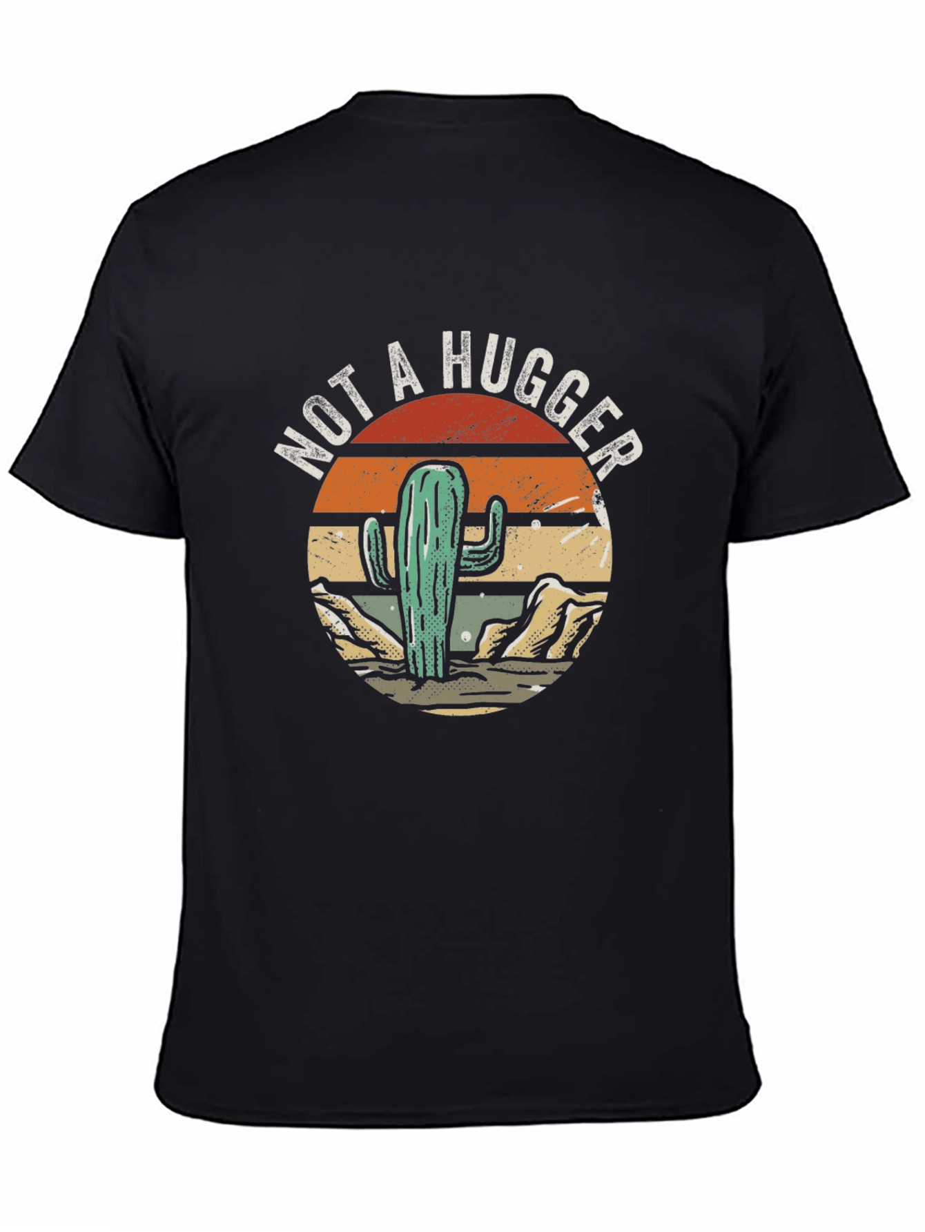 Not A Hugger Cactus Graphic Tee