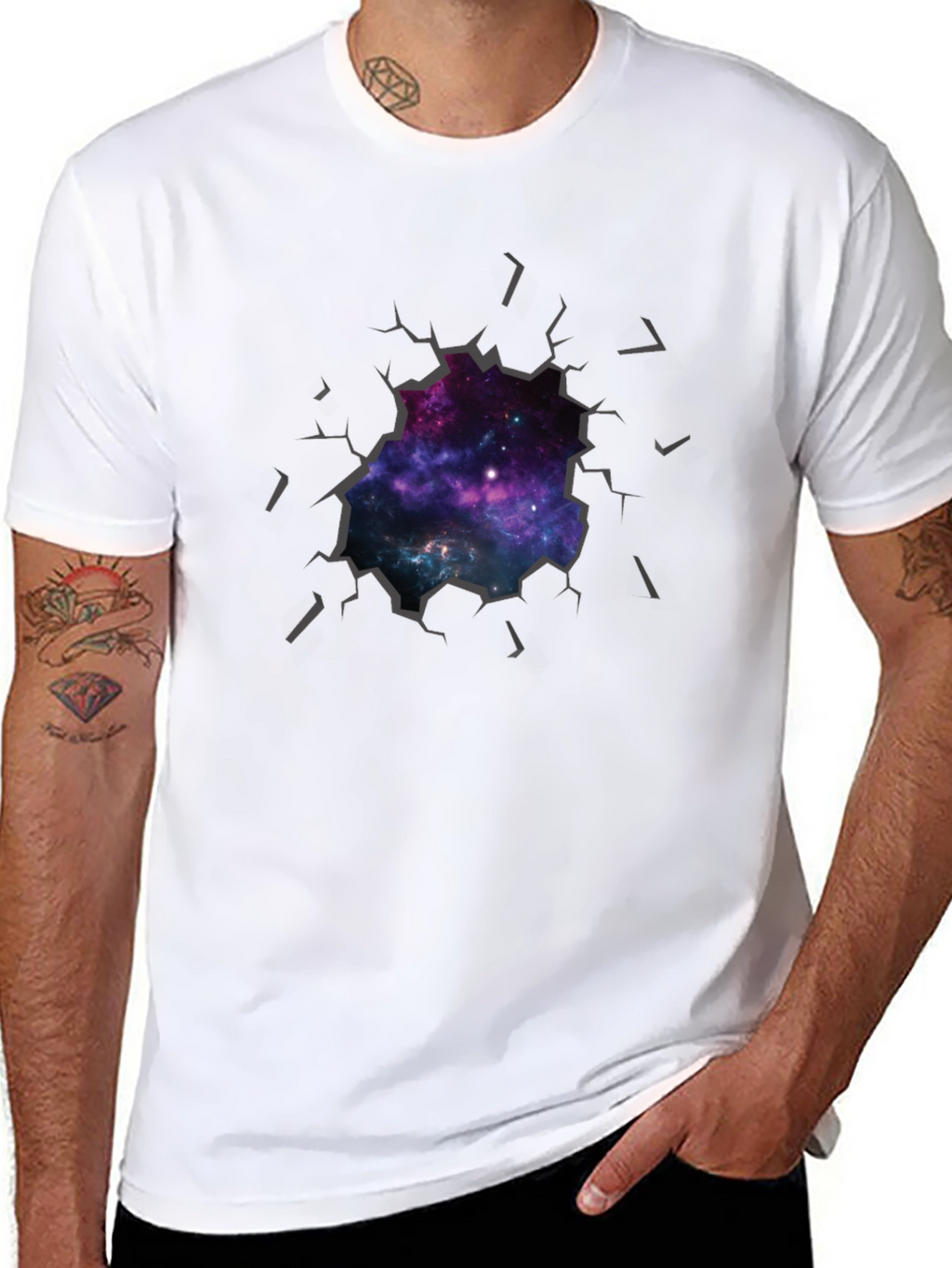 Galaxy Burst T-Shirt - Unique Graphic Tee