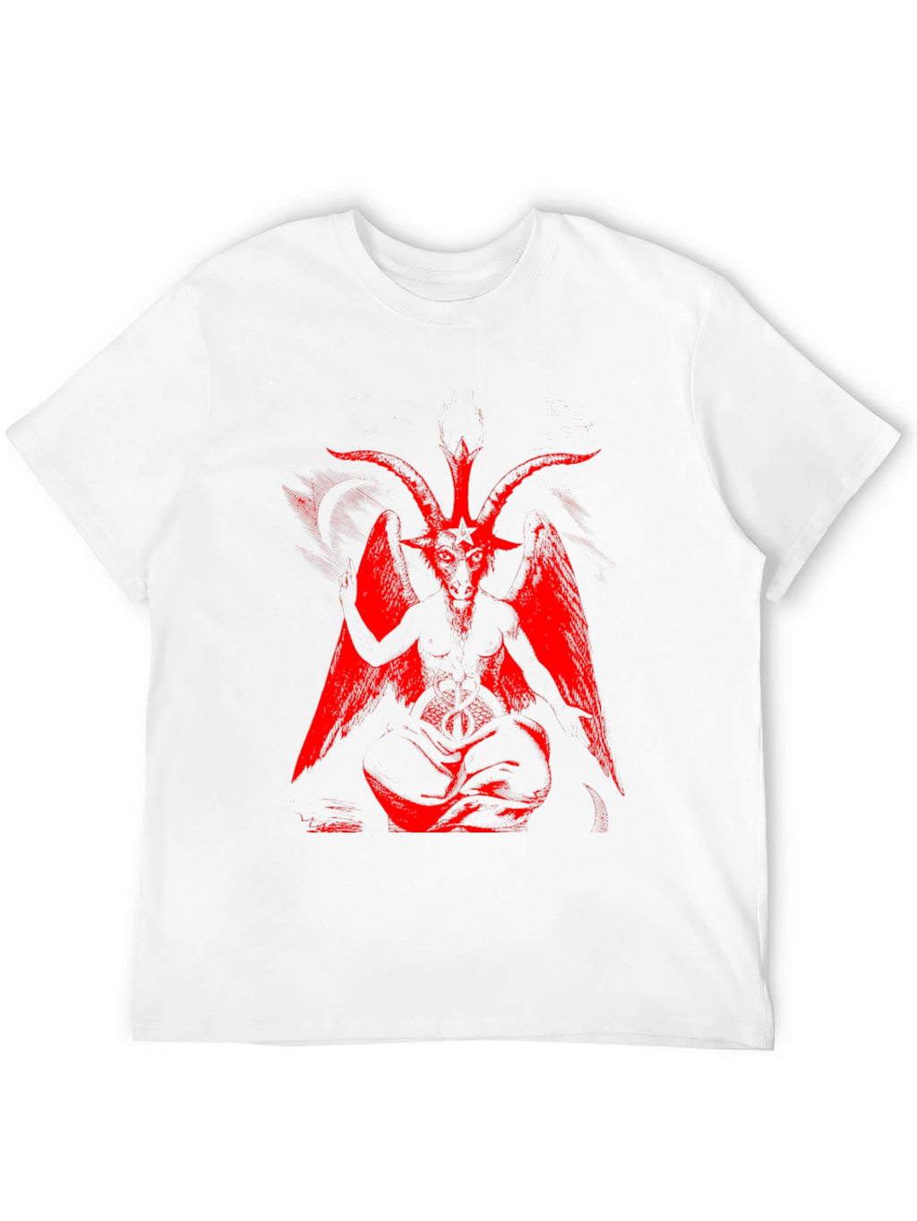 Baphomet Graphic Tee - Black Occult Shirt