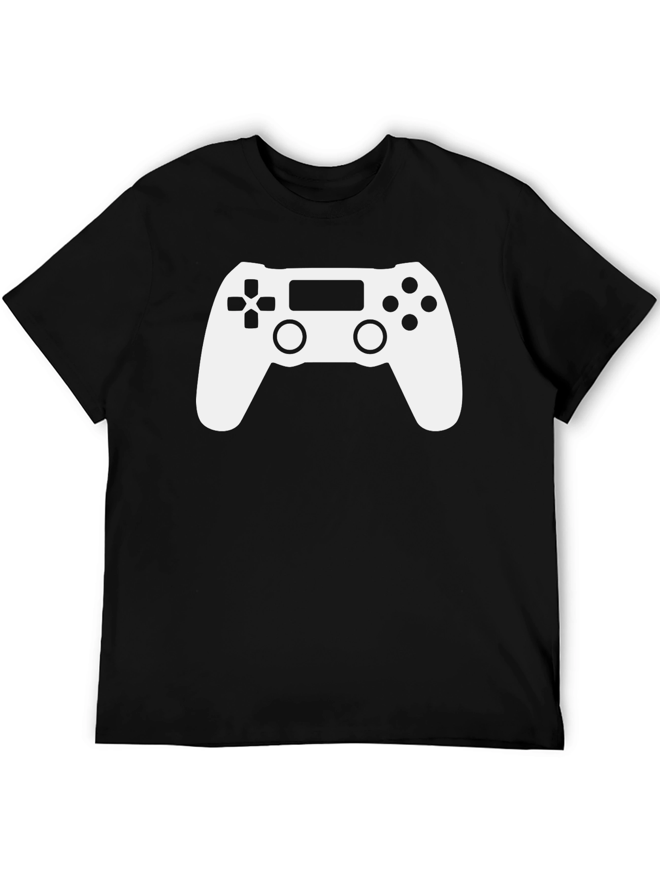Gaming Controller Graphic T-Shirt - Black