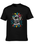 Stay Positive Graphic T-Shirt - Black