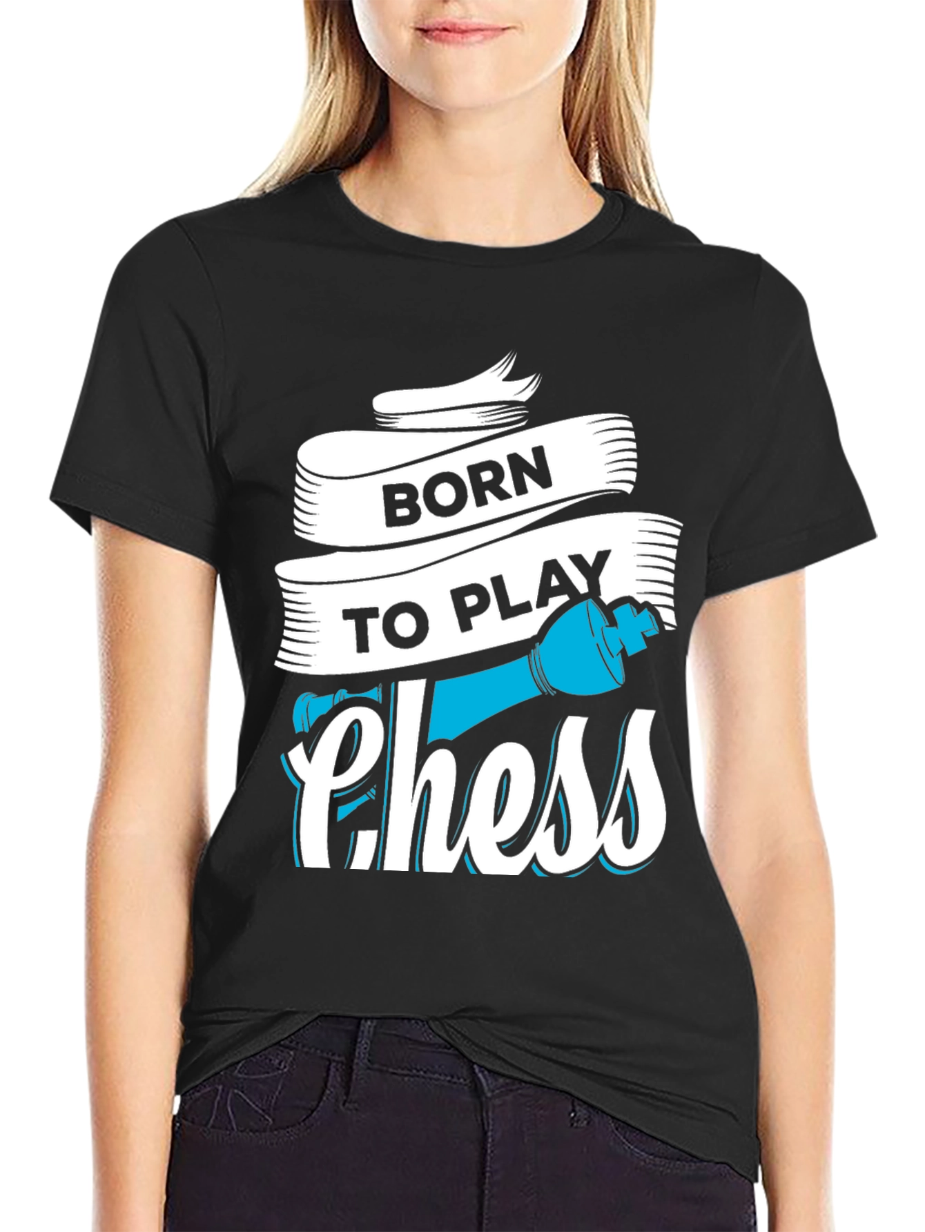 Born To Play Chess T-Shirt - Graphic Tee for Chess Lovers