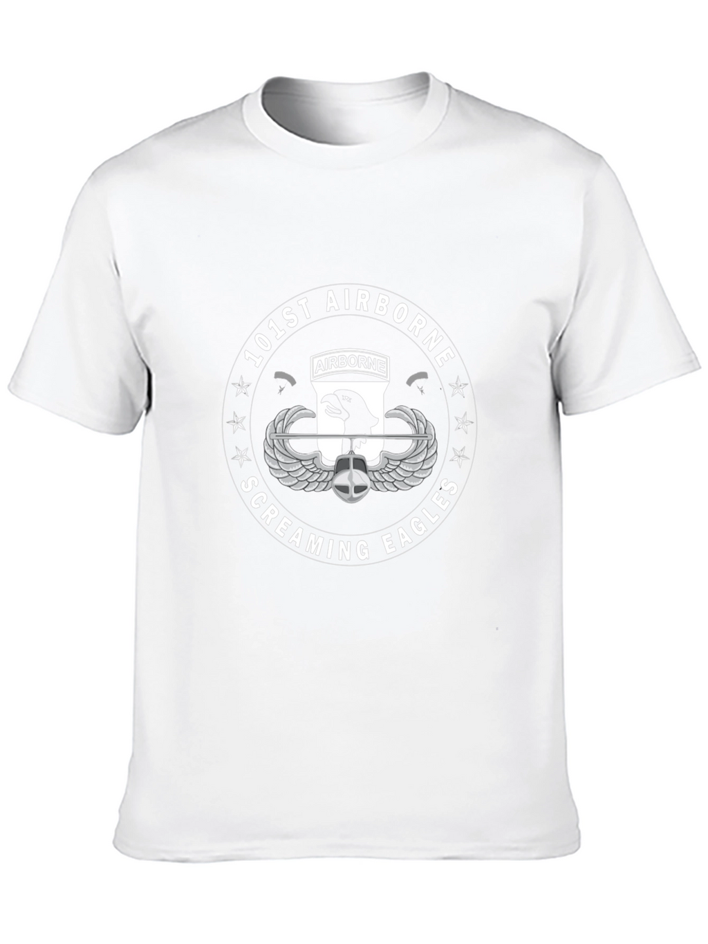 101st Airborne Screaming Eagles Black T-Shirt