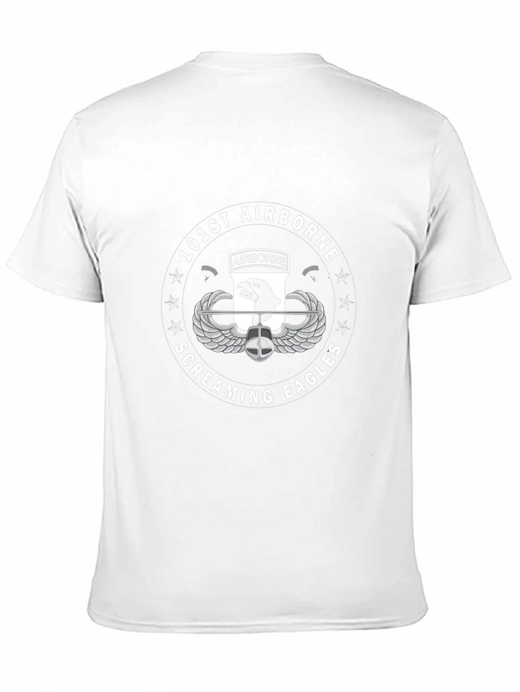 101st Airborne Screaming Eagles Black T-Shirt