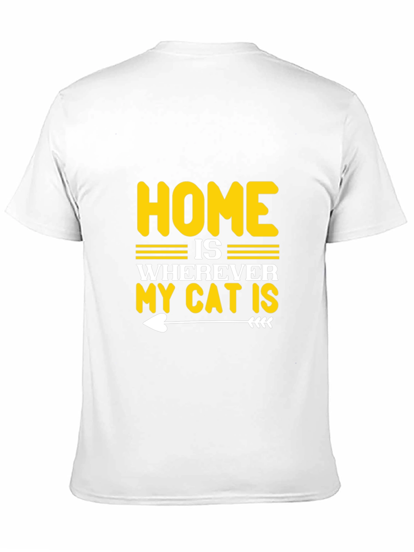 Home is Wherever My Cat is Black T-Shirt