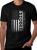 American Flag Soccer T-Shirt