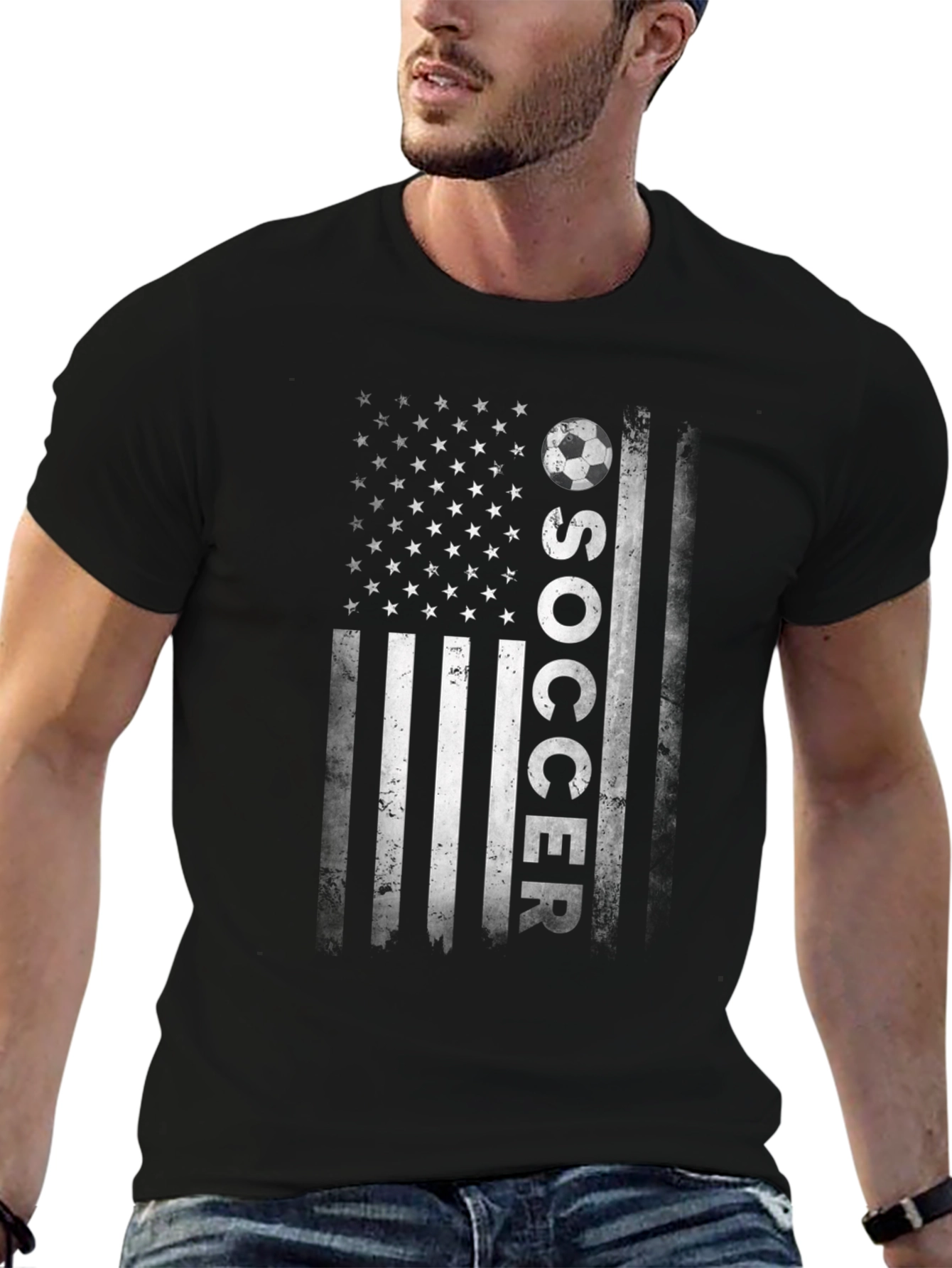 American Flag Soccer T-Shirt