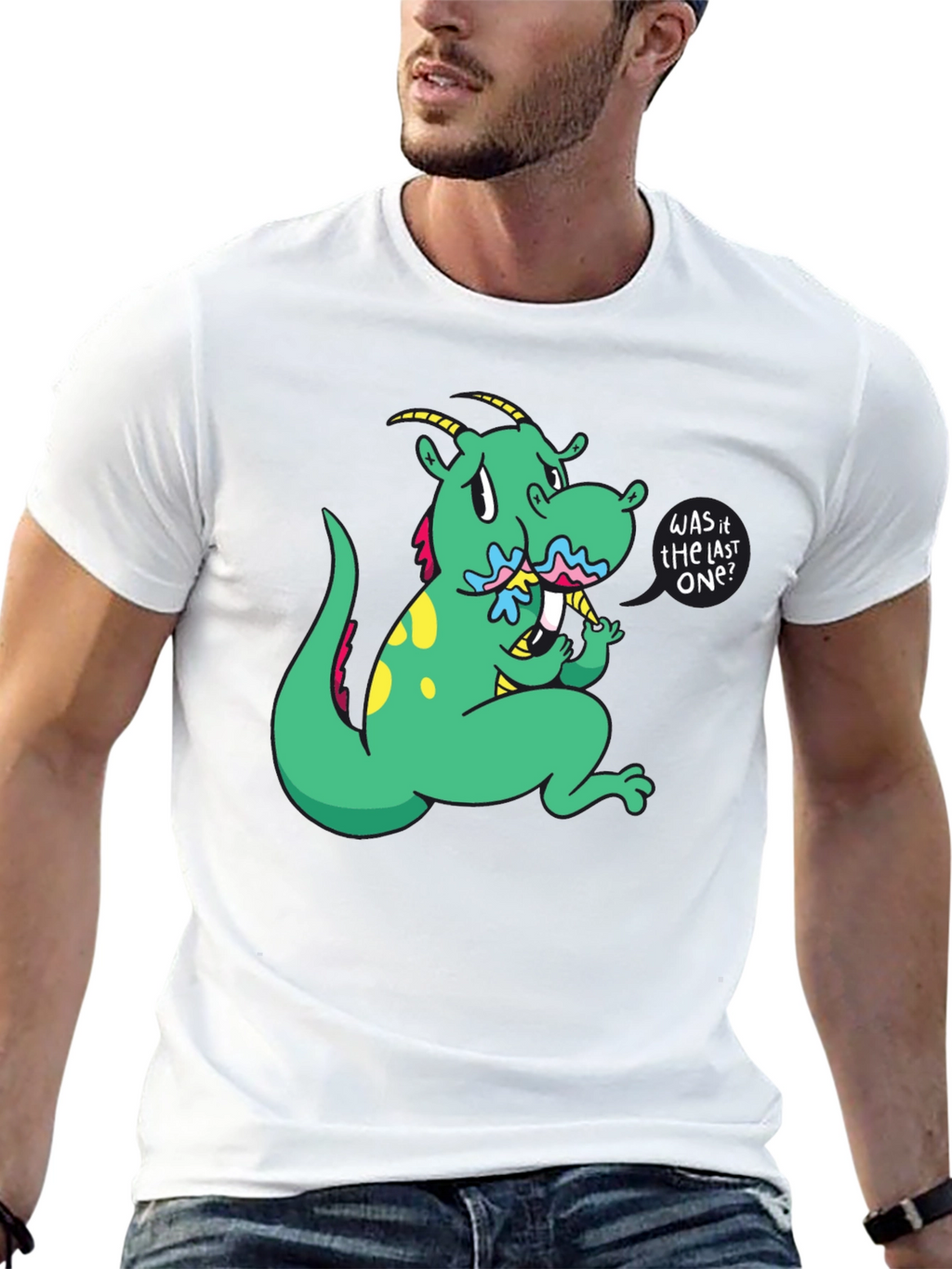 Dragon Cartoon Graphic Tee - Last One?