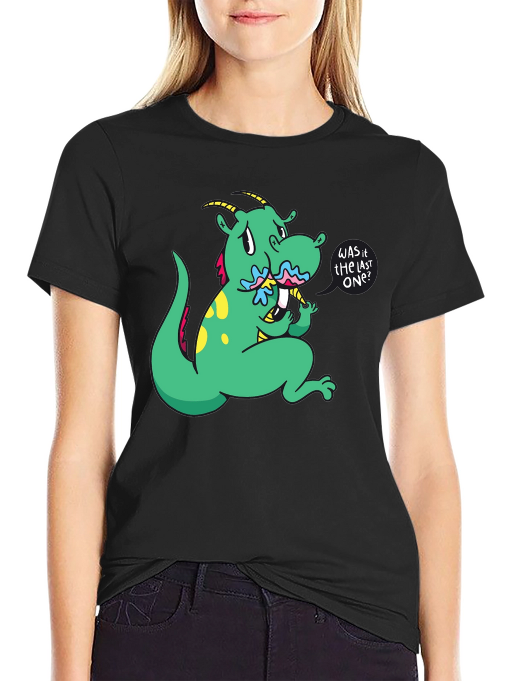 Dragon Cartoon Graphic Tee - Last One?