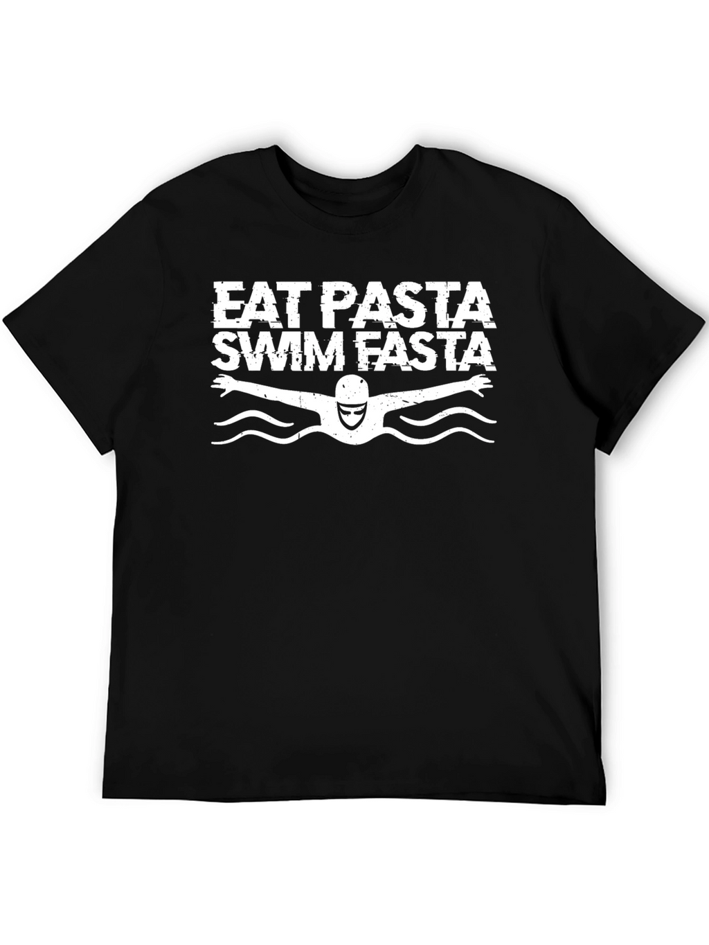 Eat Pasta Swim Fasta T-Shirt Funny Swimmer Tee