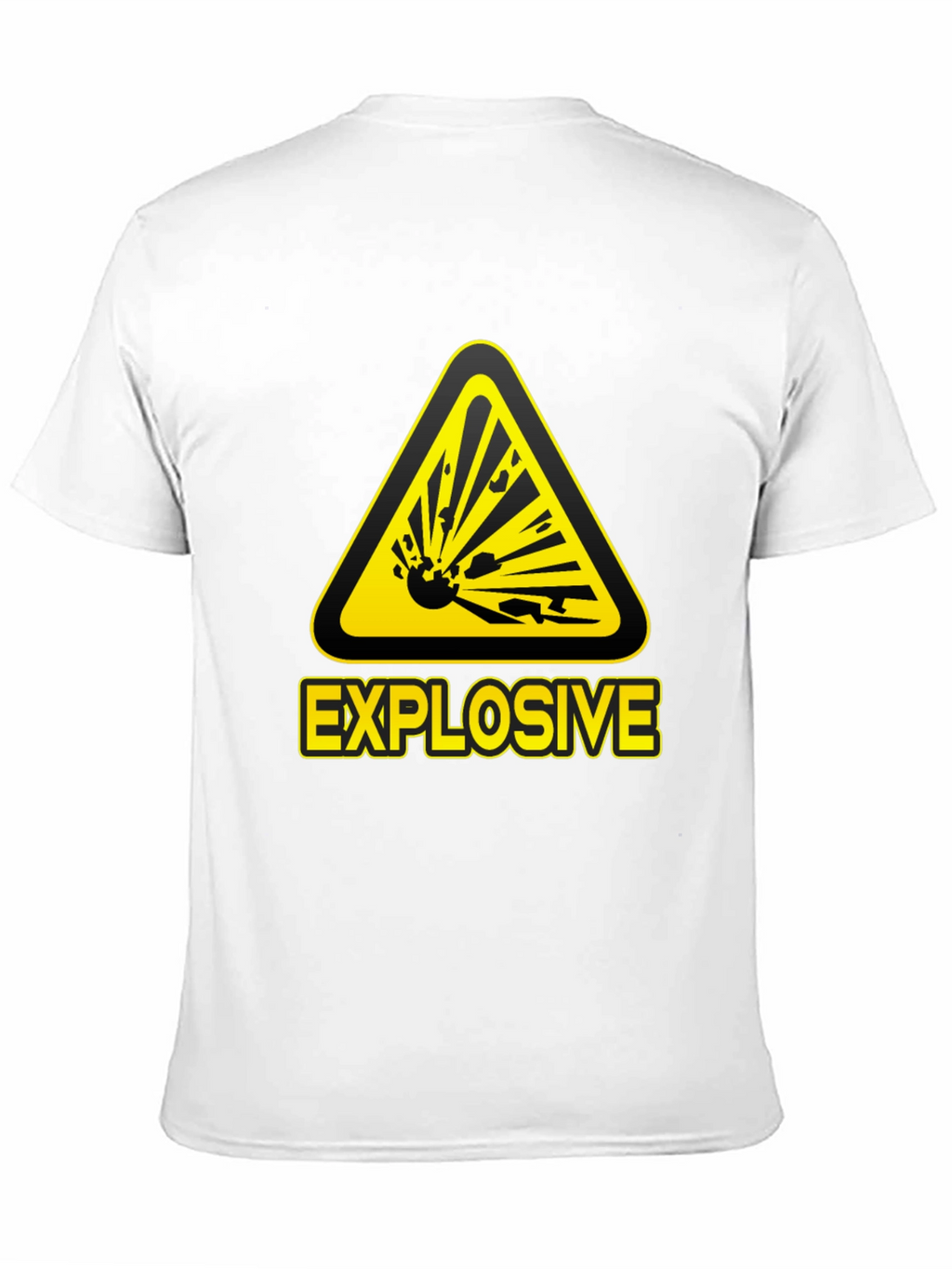 Explosive Warning Black T-Shirt