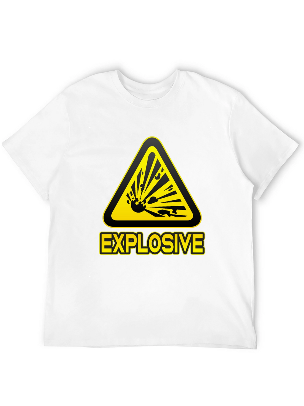 Explosive Warning Black T-Shirt
