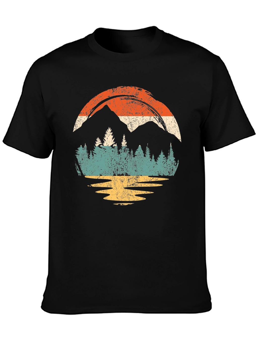 Retro Mountain & Forest Graphic Tee