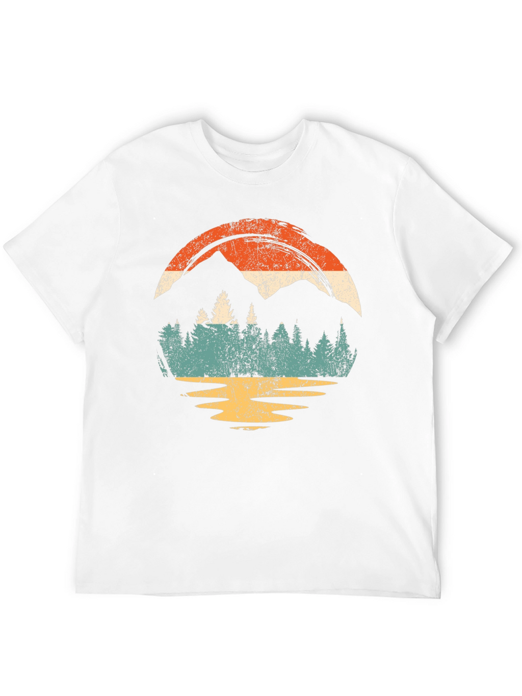 Retro Mountain & Forest Graphic Tee