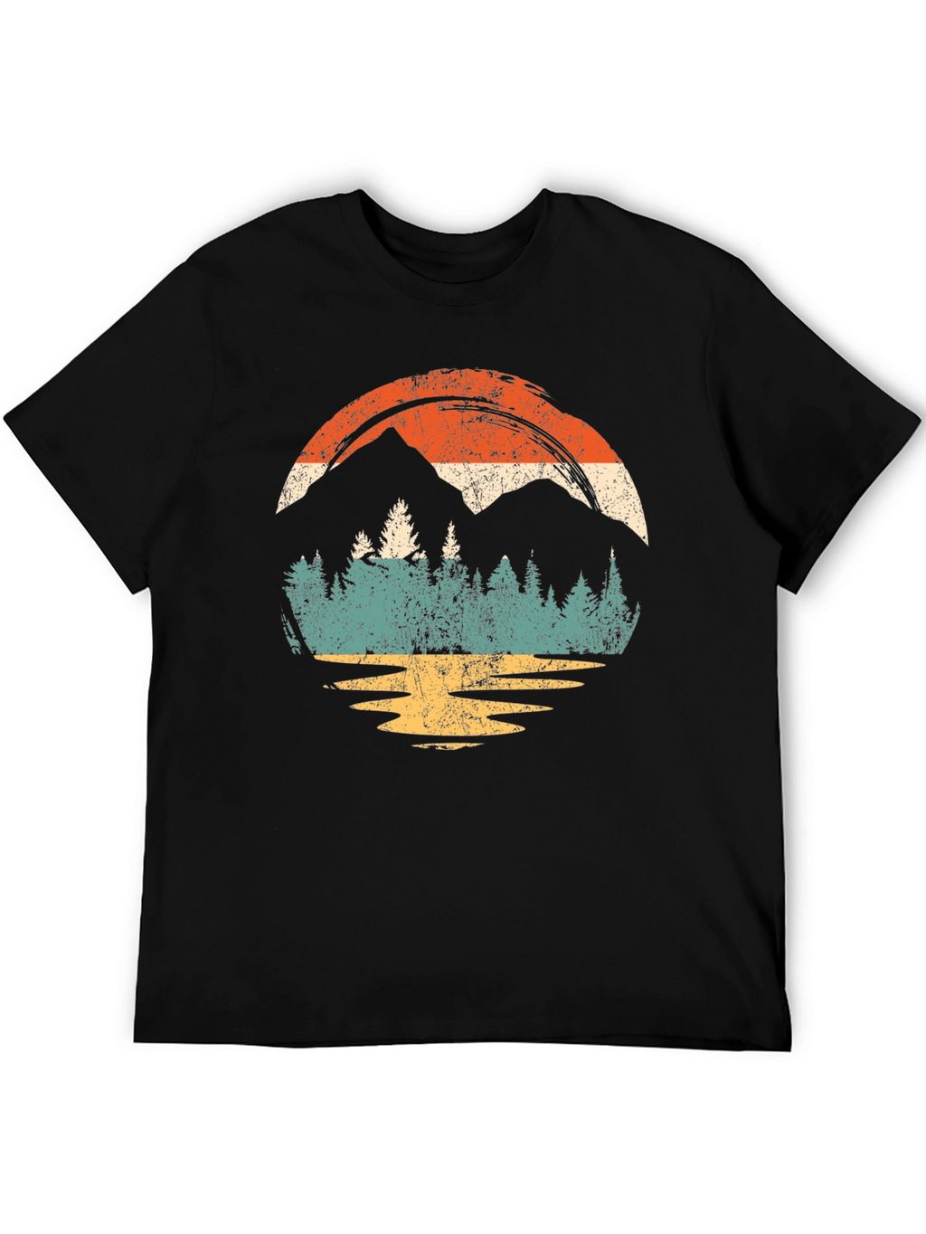 Retro Mountain & Forest Graphic Tee
