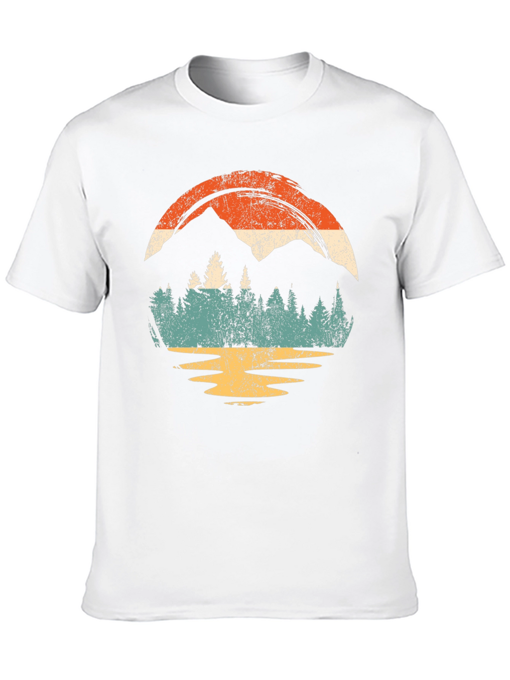 Retro Mountain & Forest Graphic Tee
