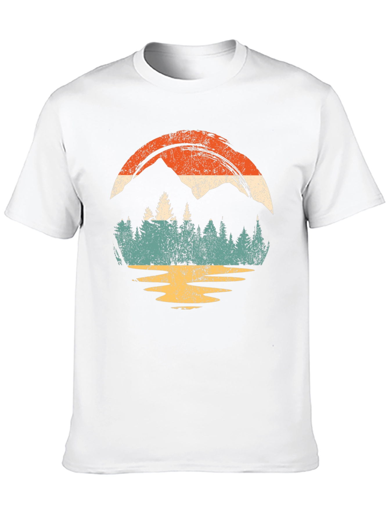 Retro Mountain & Forest Graphic Tee