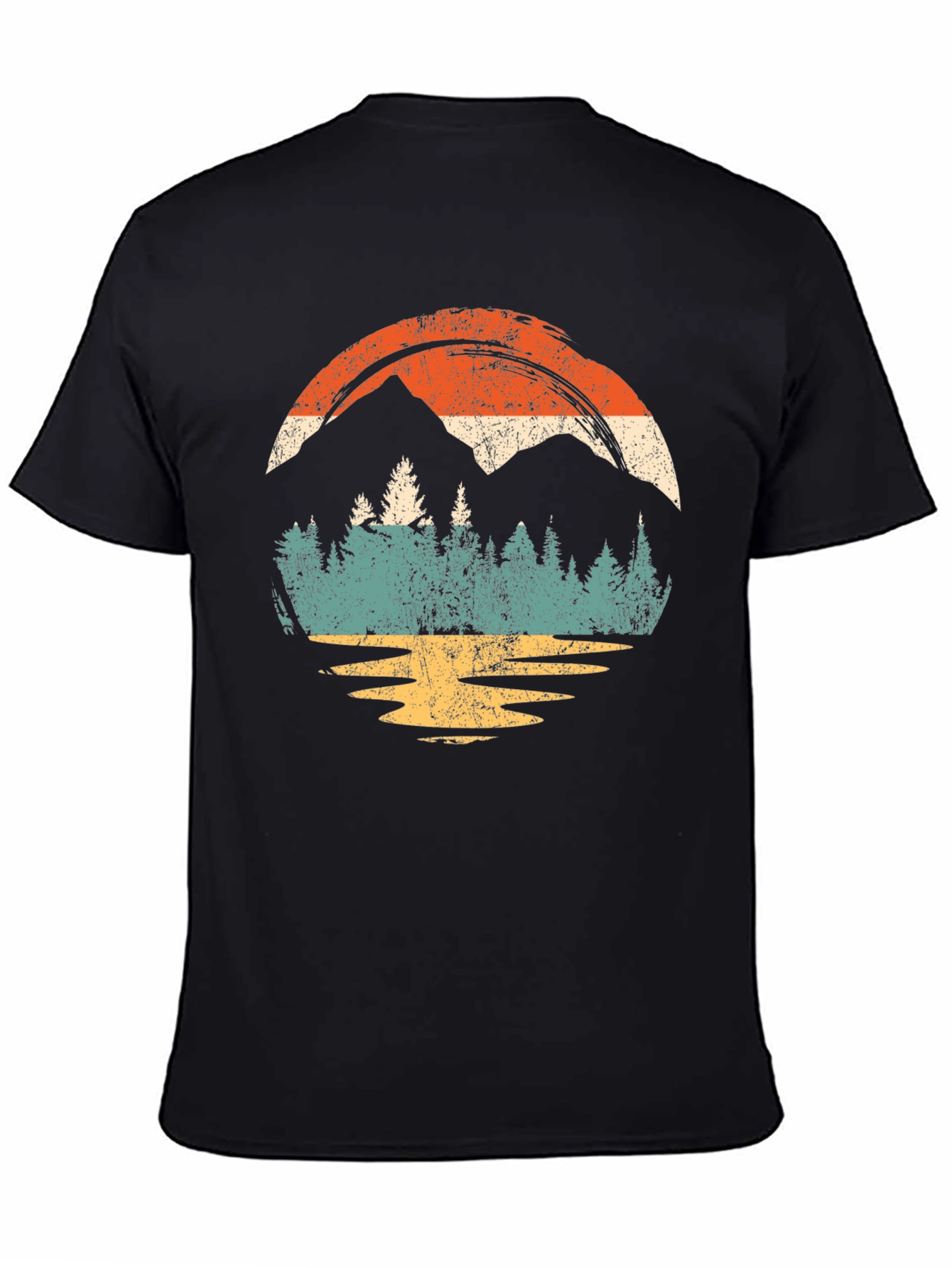 Retro Mountain & Forest Graphic Tee