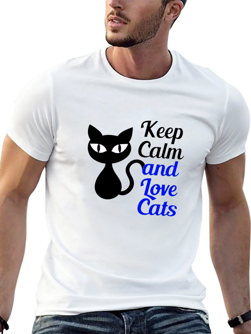Keep Calm and Love Cats T-Shirt
