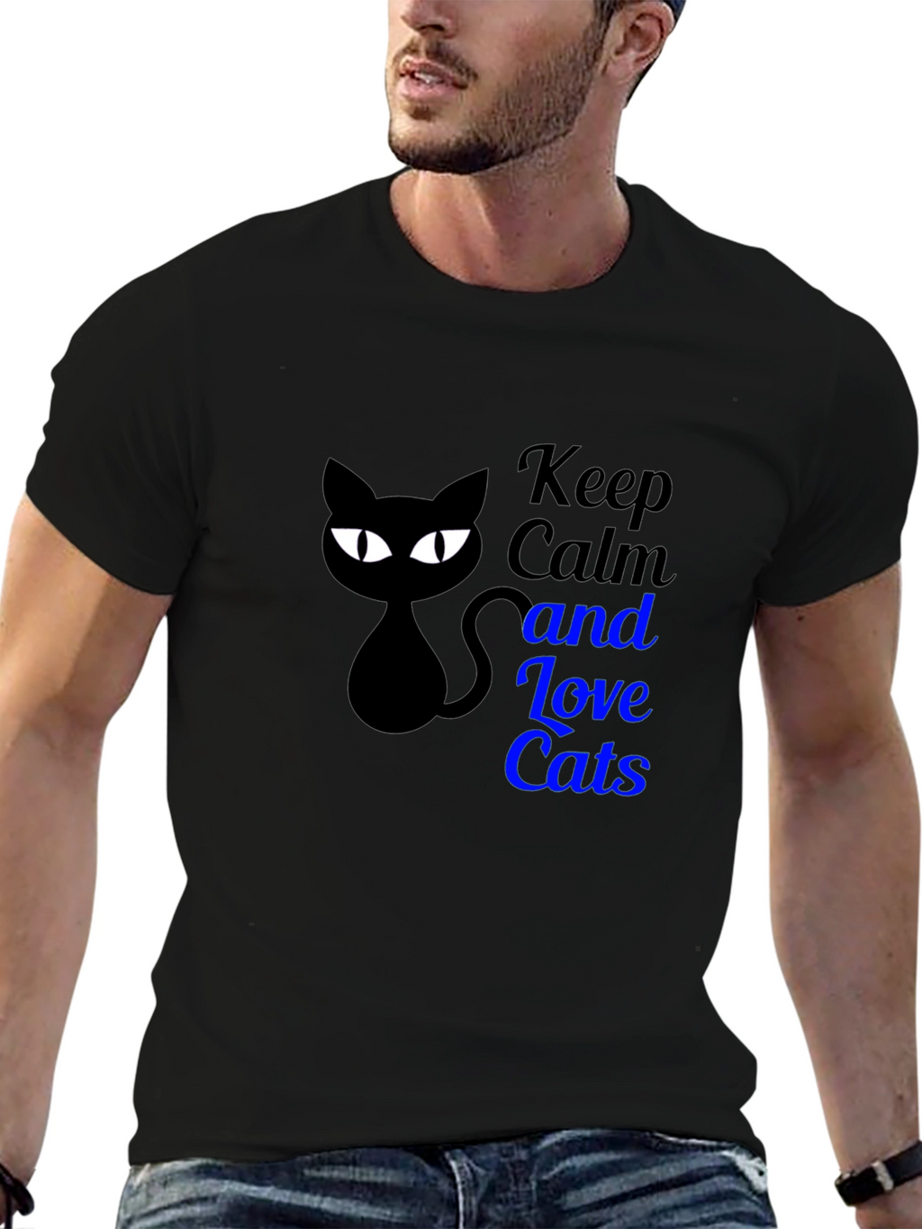Keep Calm and Love Cats T-Shirt