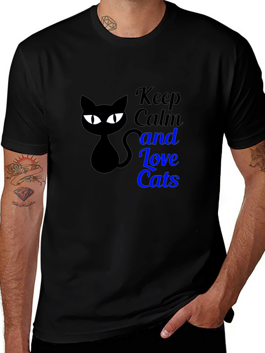 Keep Calm and Love Cats T-Shirt
