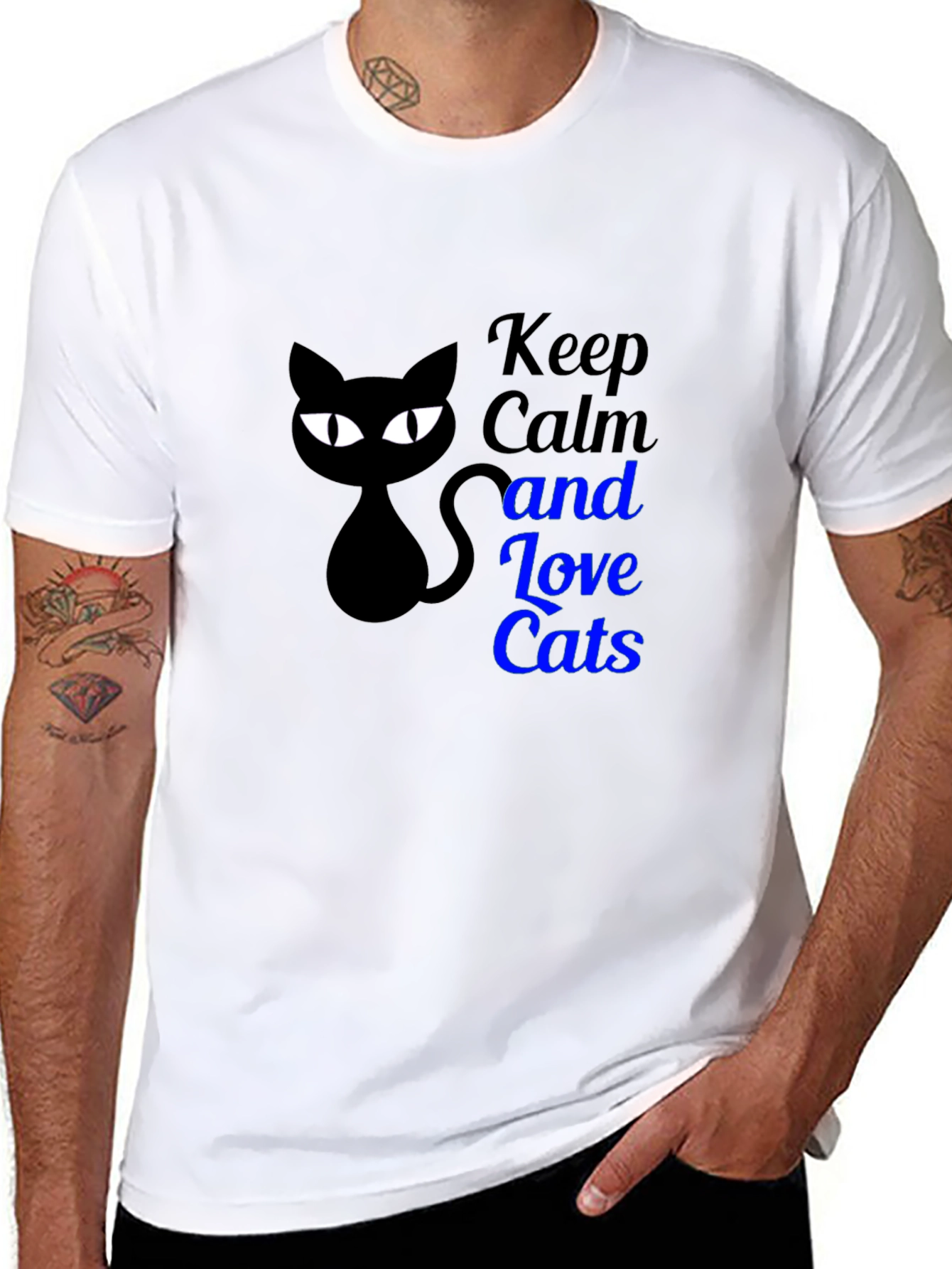Keep Calm and Love Cats T-Shirt