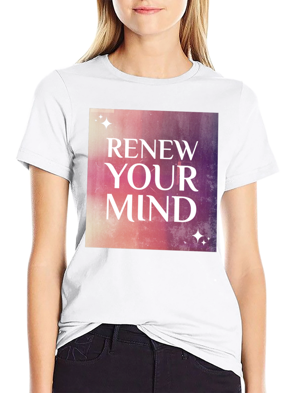 Renew Your Mind Graphic Tee - Stylish Motivational Shirt