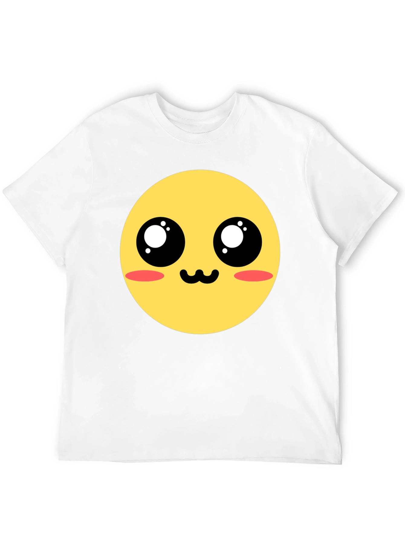 Kawaii Emoji Graphic Tee - Black