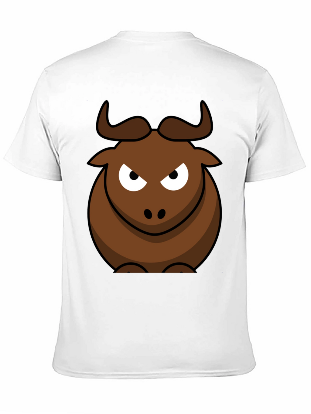Funny Bull Graphic Tee - Mens Black T-Shirt