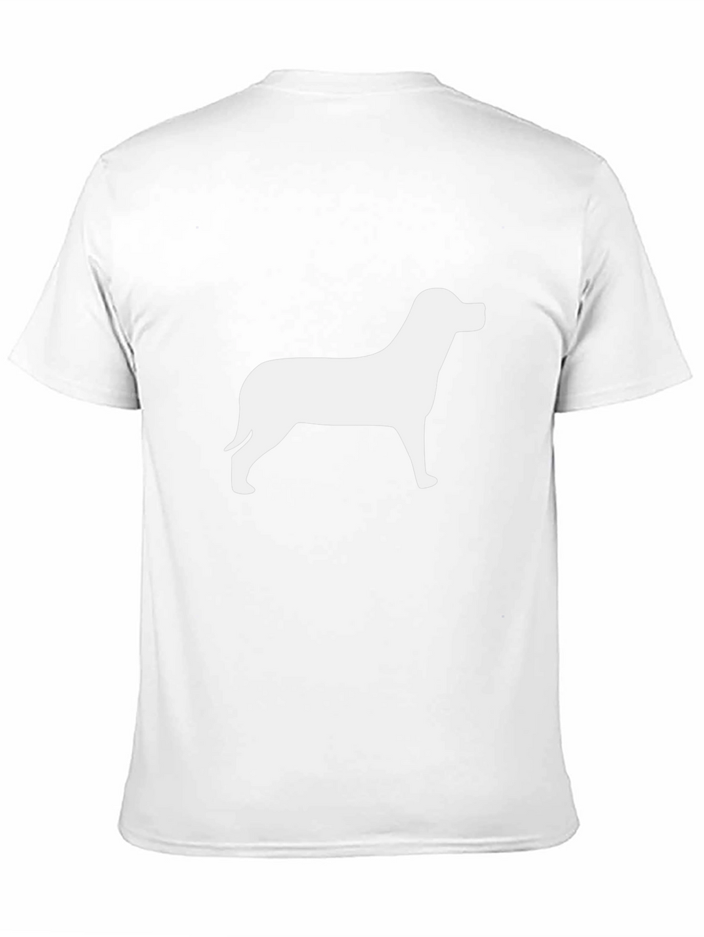Dog Silhouette Black T-Shirt