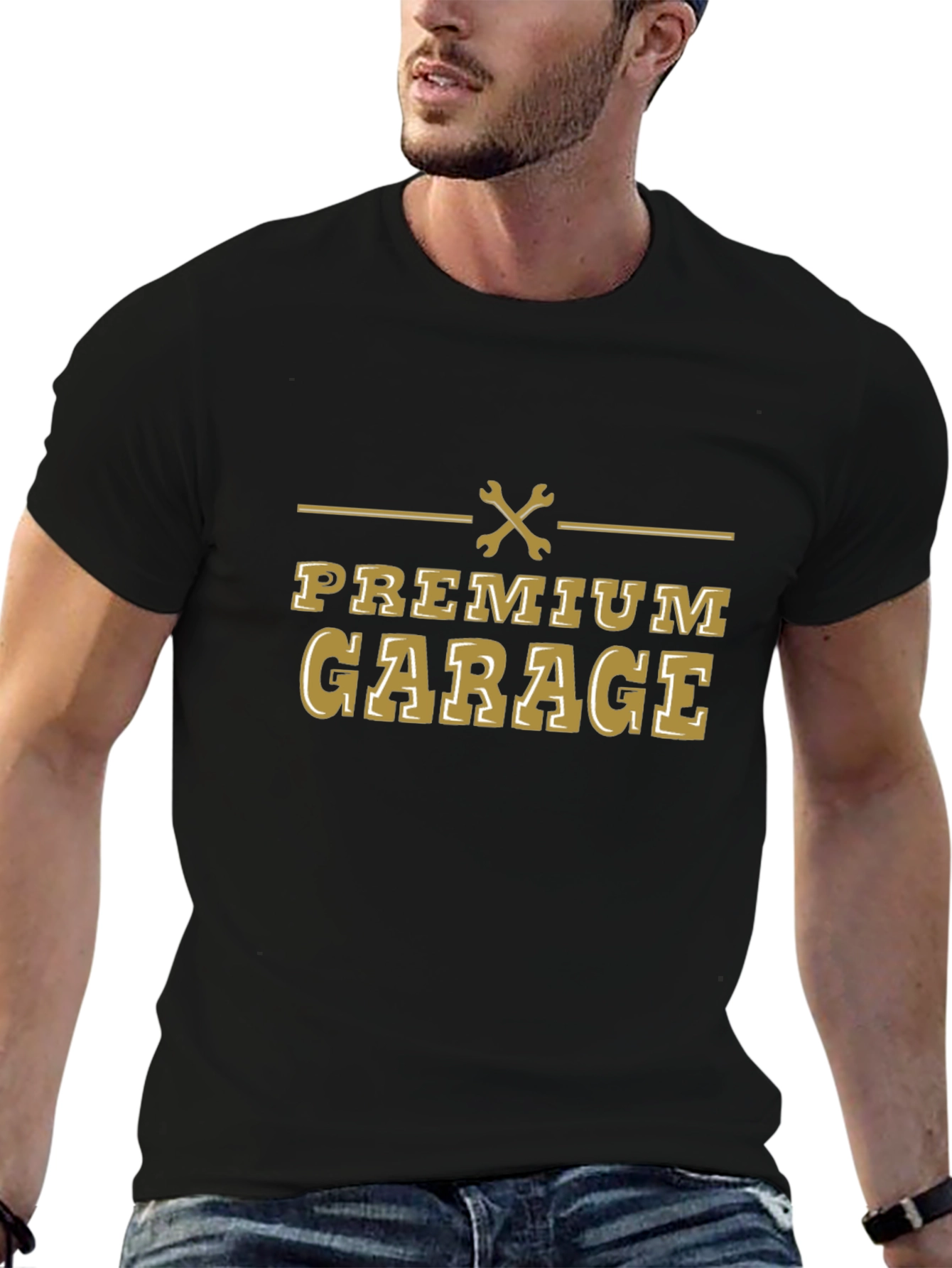 Premium Garage T-Shirt - Mechanic Gift