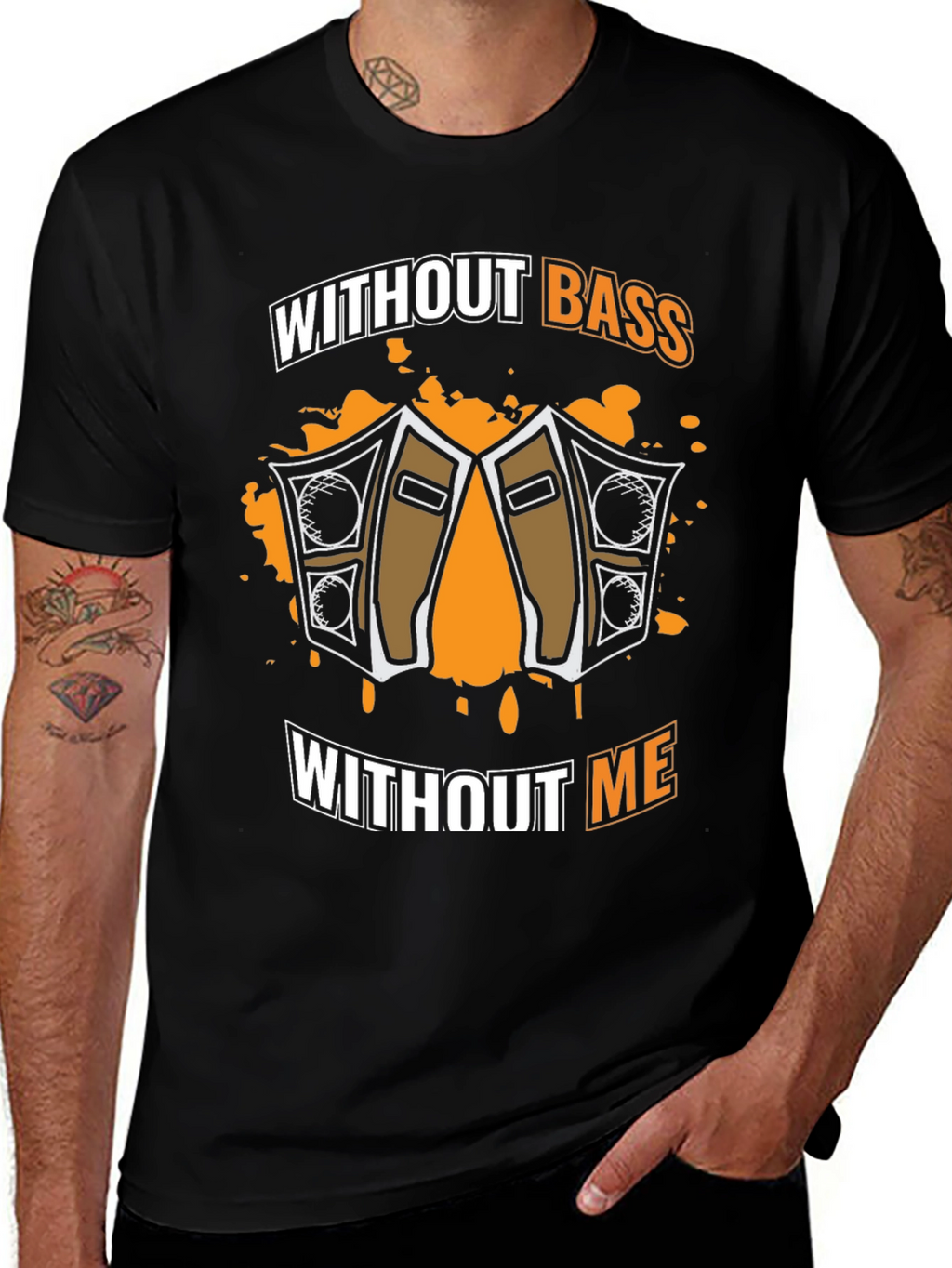 Without Bass Without Me Graphic Tee