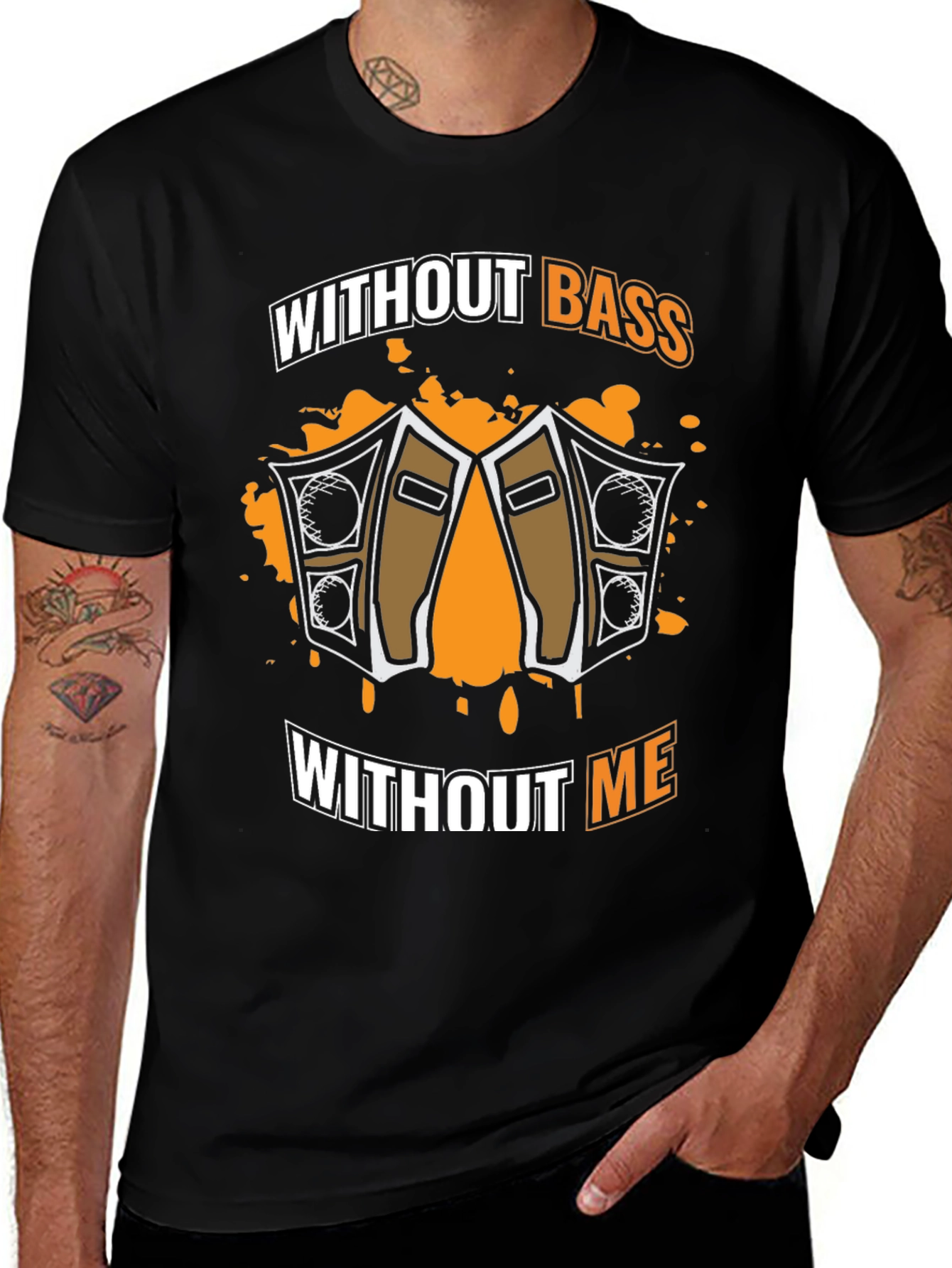 Without Bass Without Me Graphic Tee