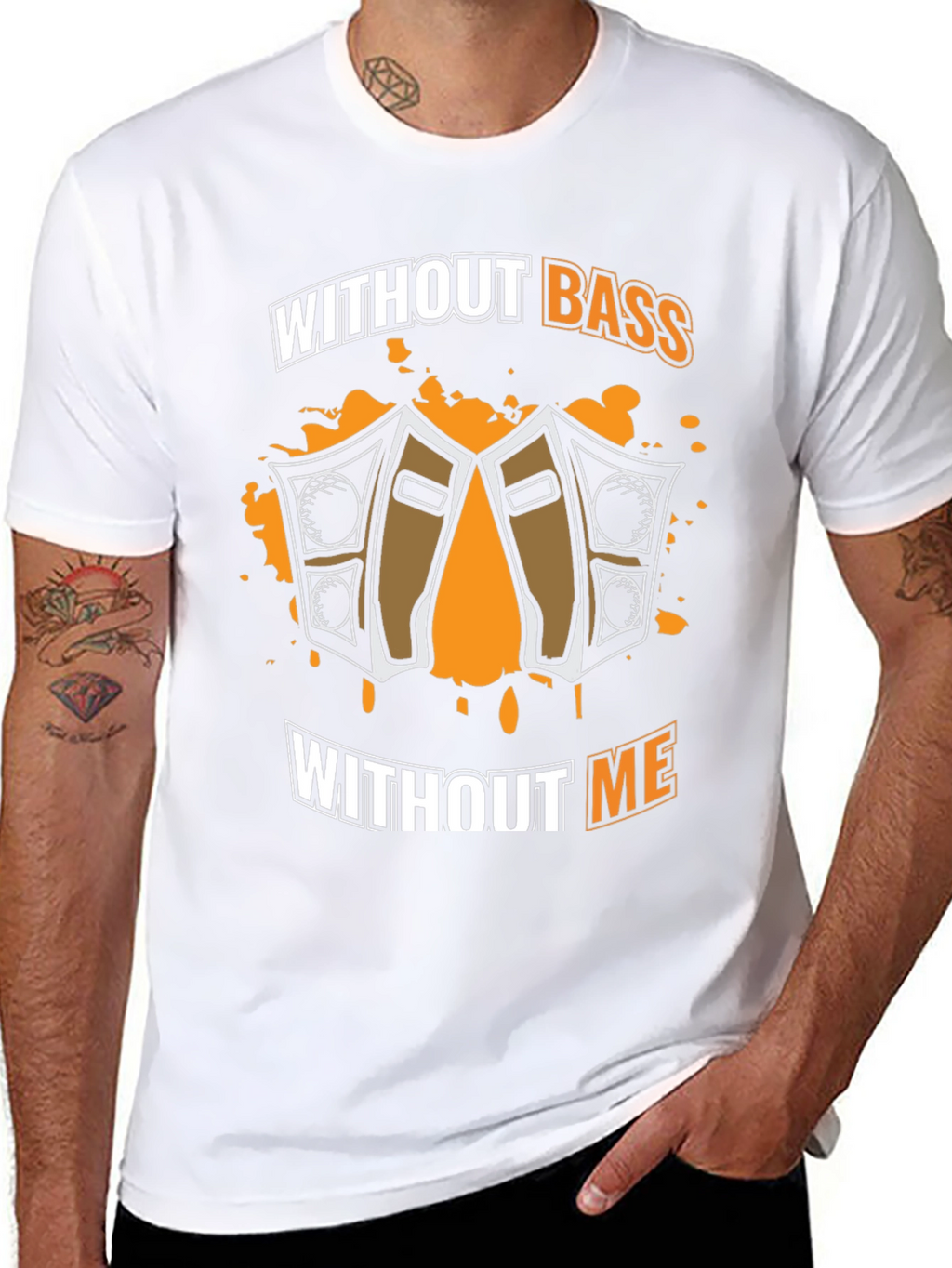 Without Bass Without Me Graphic Tee