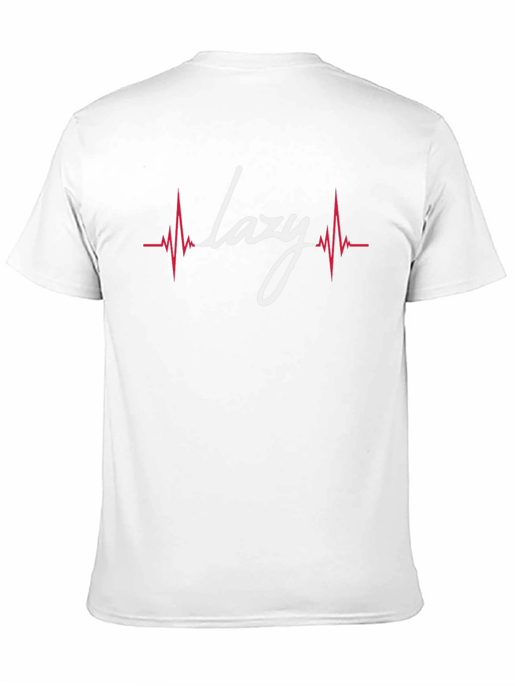 Lazy Heartbeat Graphic Tee - Black Cotton T-Shirt